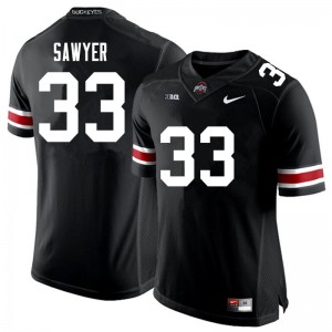 Men Jack Sawyer Black Ohio State Buckeyes #33 Football Limited Jersey 292783-802