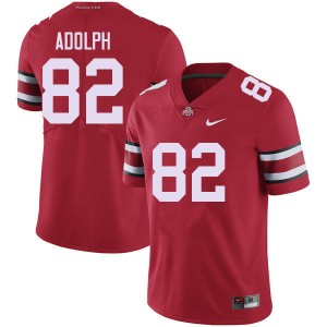 Men David Adolph Red Ohio State Buckeyes #82 Football Stitched Jersey 125707-910