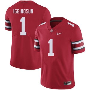 Men Davison Igbinosun Red Ohio State Buckeyes #1 Football Player Jersey 887310-110