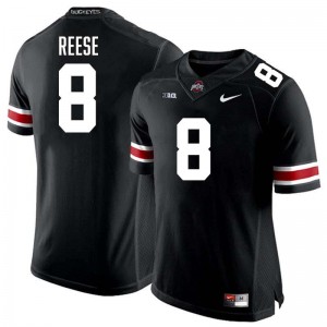 Men Arvell Reese Black Ohio State Buckeyes #8 Football NCAA Jersey 246942-738