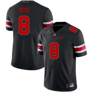 Men Arvell Reese Blackout Ohio State Buckeyes #8 Football 2025-26 Jersey 386956-890