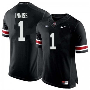 Men Brandon Inniss Black Ohio State Buckeyes #1 Football University Jersey 278695-653