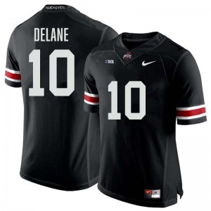 Men Faheem Delane Black Ohio State Buckeyes #10 Football University Jersey 283857-460