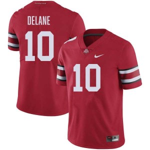 Men Faheem Delane Red Ohio State Buckeyes #10 Football 2025-26 Jersey 223431-698