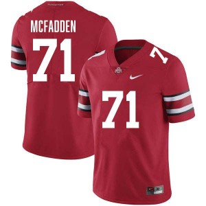 Men Jayvon McFadden Red Ohio State Buckeyes #71 Football Limited Jersey 265944-580