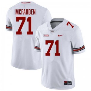 Men Jayvon McFadden White Ohio State Buckeyes #71 Football Limited Jersey 131957-589