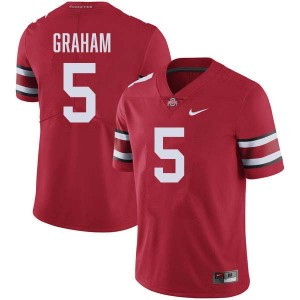 Men Mylan Graham Red Ohio State Buckeyes #5 Football NCAA Jersey 384138-184