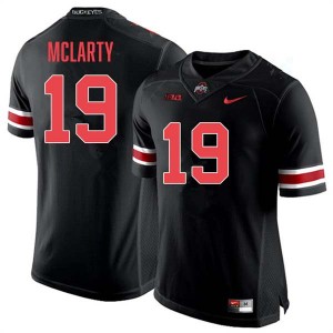 Men Nick McLarty Blackout Ohio State Buckeyes #19 Football University Jersey 251861-867