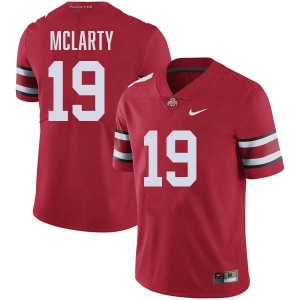 Men Nick McLarty Red Ohio State Buckeyes #19 Football Replica Jersey 496018-107