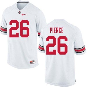 Men Payton Pierce White Ohio State Buckeyes #26 Football Official Jersey 892162-499