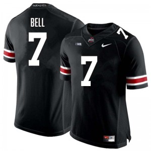 Men Phillip Bell Black Ohio State Buckeyes #7 Football Official Jersey 678018-899