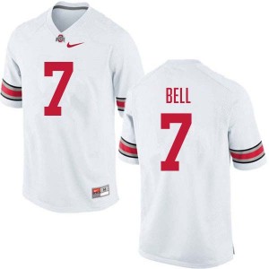 Men Phillip Bell White Ohio State Buckeyes #7 Football 2025 Jersey 524982-405