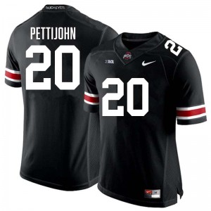 Men Riley Pettijohn Black Ohio State Buckeyes #20 Football Official Jersey 636348-780