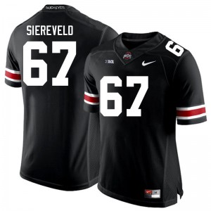 Men Austin Siereveld Black Ohio State Buckeyes #67 Football Embroidery Jersey 232618-982