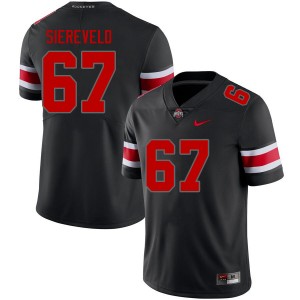 Men Austin Siereveld Blackout Ohio State Buckeyes #67 Football NCAA Jersey 893788-173