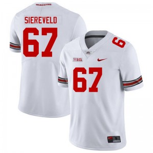 Men Austin Siereveld White Ohio State Buckeyes #67 Football 2025 Jersey 283498-830
