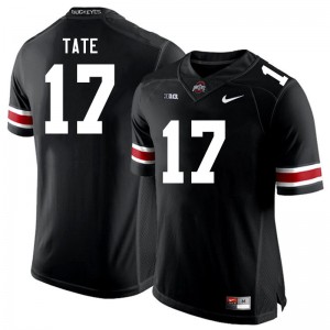 Men Carnell Tate Black Ohio State Buckeyes #17 Football 2025-26 Jersey 463807-178