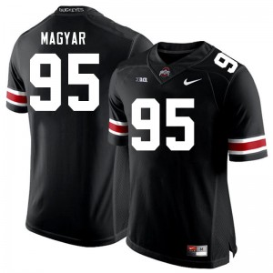 Men Casey Magyar Black Ohio State Buckeyes #95 Football Alumni Jersey 420715-527