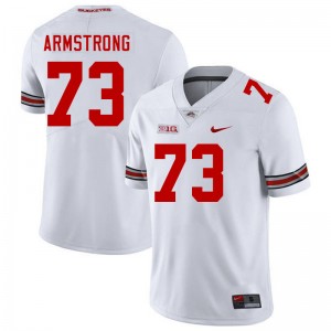 Men Devontae Armstrong White Ohio State Buckeyes #73 Football 2025-26 Jersey 723367-578