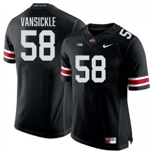 Men Gabe VanSickle Black Ohio State Buckeyes #58 Football Official Jersey 571353-564
