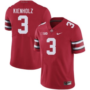 Men Lincoln Kienholz Red Ohio State Buckeyes #3 Football Limited Jersey 406882-735
