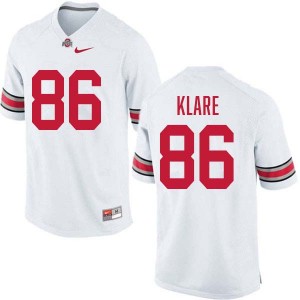 Men Max Klare White Ohio State Buckeyes #86 Football High School Jersey 685146-806