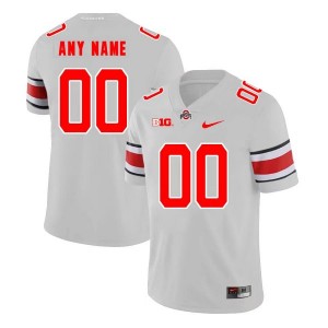 Men Custom Gary Ohio State Buckeyes #00 Football Replica Jersey 549838-818