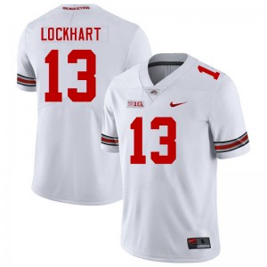 Men Miles Lockhart White Ohio State Buckeyes #13 Football Limited Jersey 342721-771