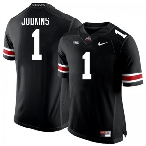 Men Quinshon Judkins Black Ohio State Buckeyes #1 Football High School Jersey 234728-946