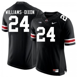 Men Sam Williams-Dixon Black Ohio State Buckeyes #24 Football Alumni Jersey 245329-378