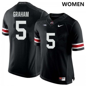 Women's Mylan Graham Black Ohio State Buckeyes #5 Football High School Jersey 844040-298
