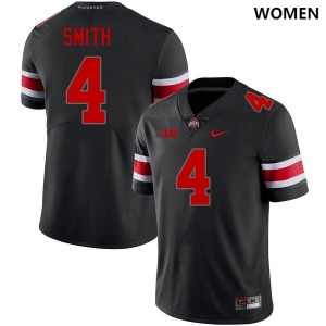 Women's Jeremiah Smith Blackout Ohio State Buckeyes #4 Football 2025 Jersey 267077-585