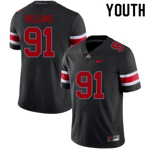 Youth Tyleik Williams Blackout Ohio State Buckeyes #91 Football Alumni Jersey 209620-308