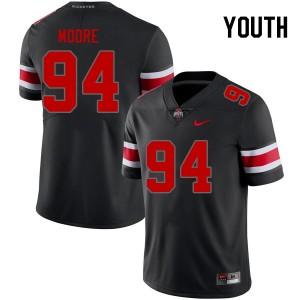 Youth Jason Moore Blackout Ohio State Buckeyes #94 Football Limited Jersey 376259-181