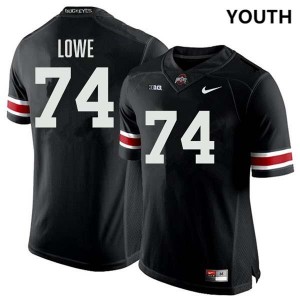 Youth Carter Lowe Black Ohio State Buckeyes #74 Football University Jersey 547826-984