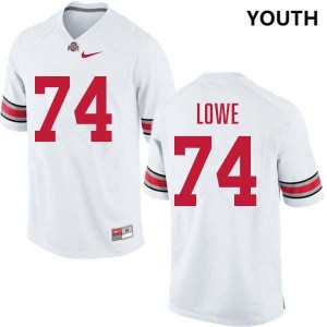 Youth Carter Lowe White Ohio State Buckeyes #74 Football Limited Jersey 558401-180