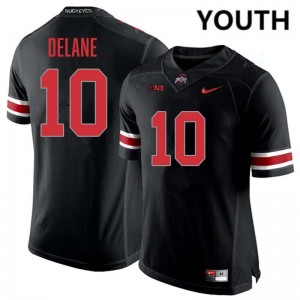 Youth Faheem Delane Blackout Ohio State Buckeyes #10 Football Game Jersey 590460-952