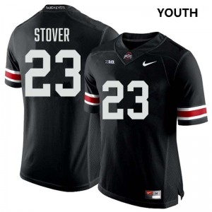 Youth Garrett Stover Black Ohio State Buckeyes #23 Football Stitched Jersey 707664-366