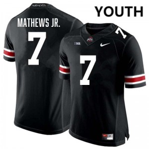 Youth Jermaine Mathews Jr. Black Ohio State Buckeyes #7 Football NCAA Jersey 674469-199