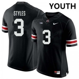 Youth Lorenzo Styles Jr. Black Ohio State Buckeyes #3 Football Alumni Jersey 508948-810