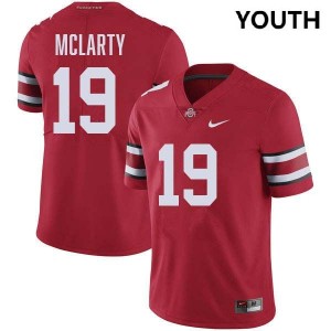 Youth Nick McLarty Red Ohio State Buckeyes #19 Football University Jersey 515352-257
