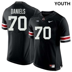 Youth Phillip Daniels Black Ohio State Buckeyes #70 Football High School Jersey 765565-296
