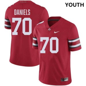 Youth Phillip Daniels Red Ohio State Buckeyes #70 Football University Jersey 530242-190