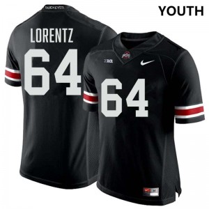 Youth Simon Lorentz Black Ohio State Buckeyes #64 Football University Jersey 727284-717