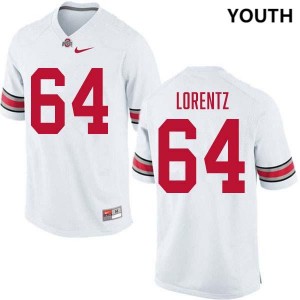 Youth Simon Lorentz White Ohio State Buckeyes #64 Football High School Jersey 160640-338