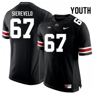 Youth Austin Siereveld Black Ohio State Buckeyes #67 Football Player Jersey 947784-156