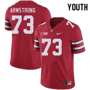 Youth Devontae Armstrong Red Ohio State Buckeyes #73 Football Alumni Jersey 448186-990
