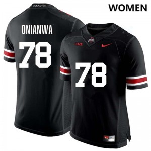 Youth Ethan Onianwa Black Ohio State Buckeyes #78 Football Limited Jersey 300678-754
