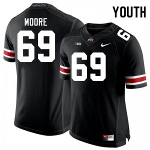 Youth Ian Moore Black Ohio State Buckeyes #69 Football Player Jersey 707363-499