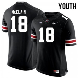 Youth Jaylen McClain Black Ohio State Buckeyes #18 Football High School Jersey 449938-775